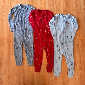 Pekkle zipper pajama lot 18 months